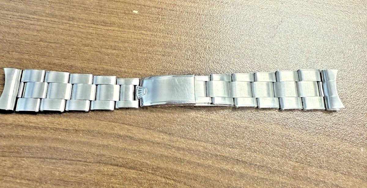 Rolex 1960 17mm Oyster Riveted Bracelet Stainless Steel (RA2)