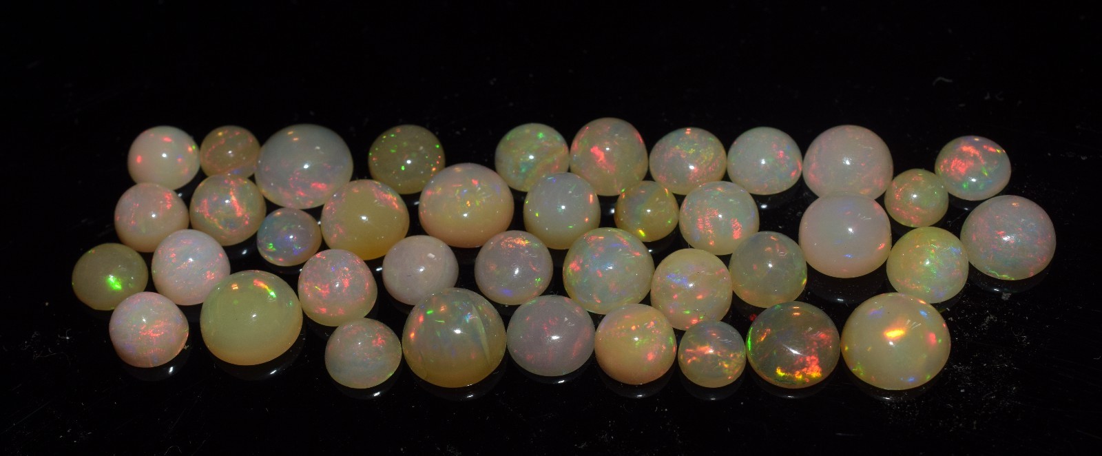 Ethiopian Opal Cabochon 3 To 10 mm Round Cabochon Use For Ring Opal Round Cabs