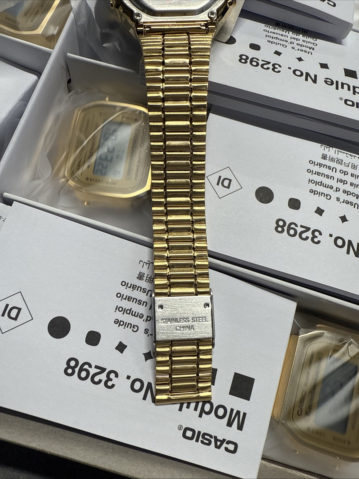 Casio A168WG-9W Gold Tone Vintage Digital Watch New Authentic w/ Box