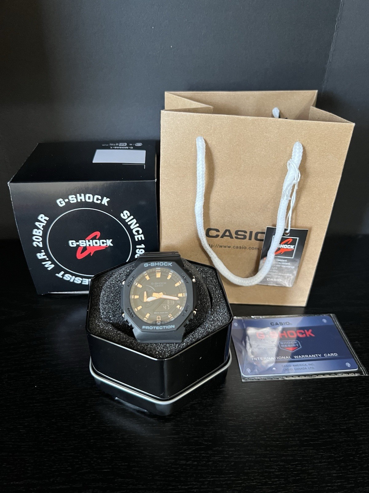 Black Casio G-Shoch Watch Men’s Brand New with Box Same Day Shipping USA