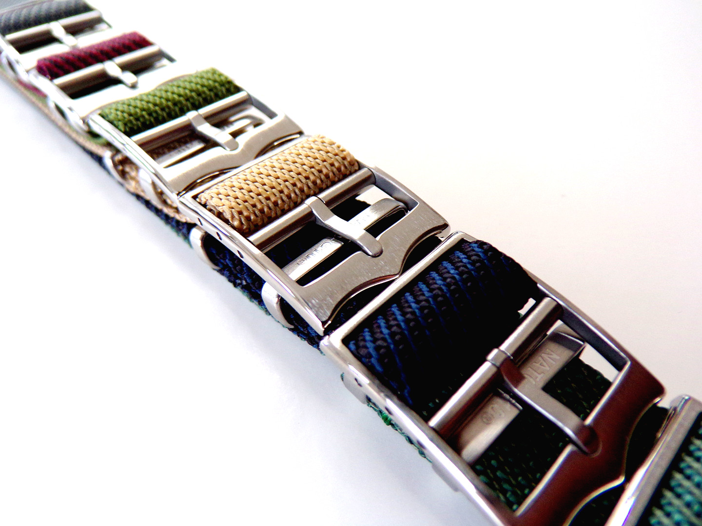 NATO ® 1pc Single Pass Twill Slant nylon RAF watch band Military strap IW SUISSE