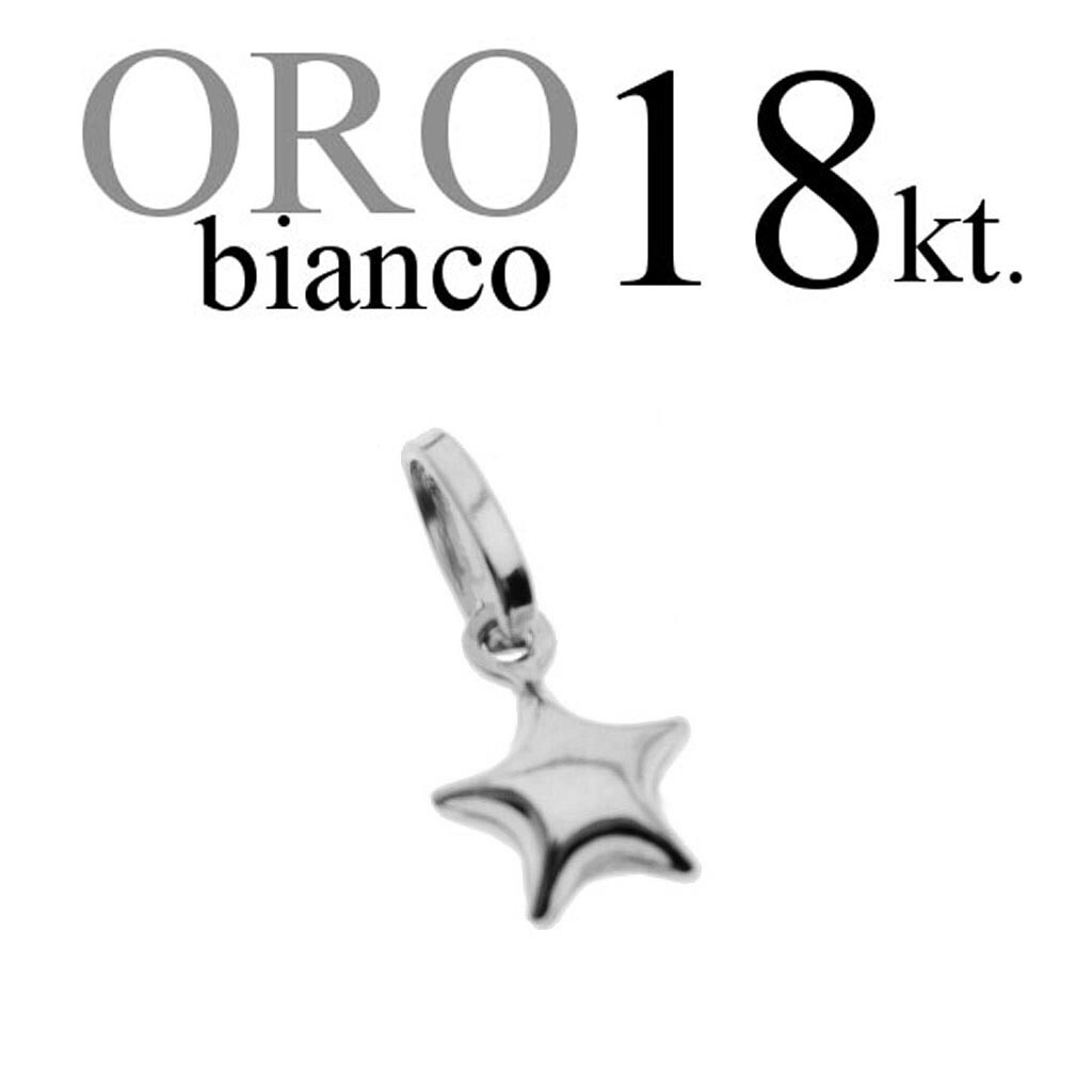 STELLA gift pendant 18kt white gold. 750/1000 STAR white GOLD 18kt.