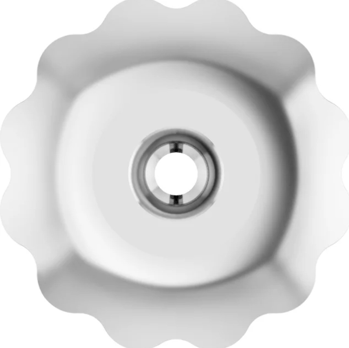 SINGLE 18k White Gold Heavy 0.041″ Post Threaded Screw Earring Back Nut USA MADE