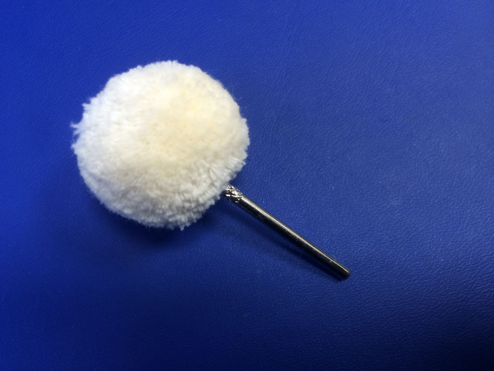 MINIATURE MOUNTED SOFT COTTON POLISHING 1″ BUFF EXTRA FULL 2.35mm Shank Set of 5