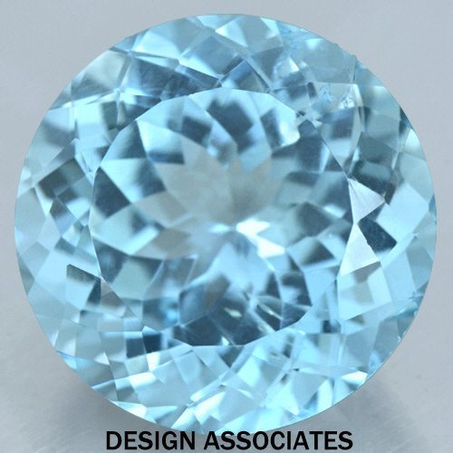 5 MM ROUND CUT BLUE ZIRCON ALL NATURAL A-59