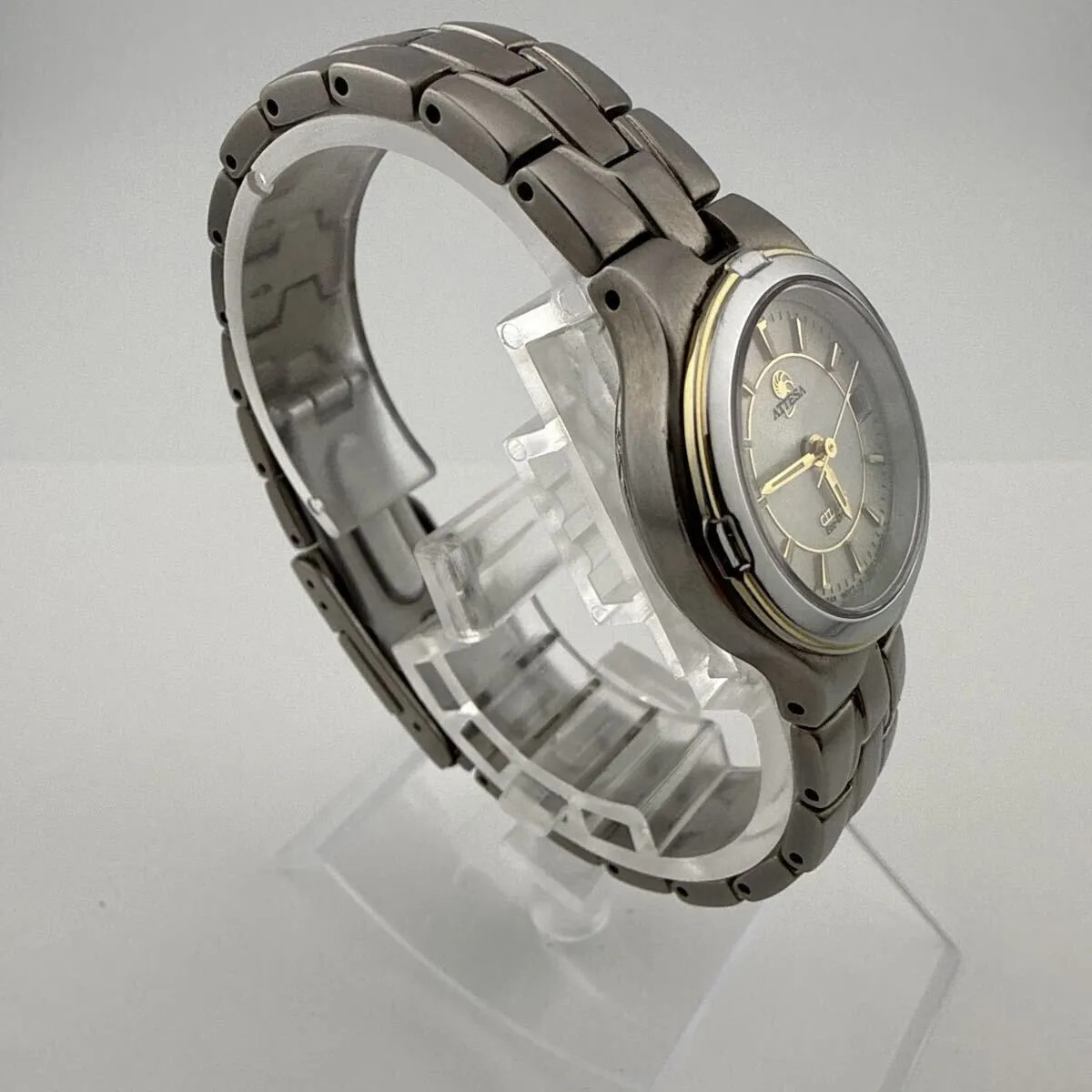 CITIZEN ATTESA TITANIUM E010-K17977 Women’s/Boys’ Solar Powered Watch, W