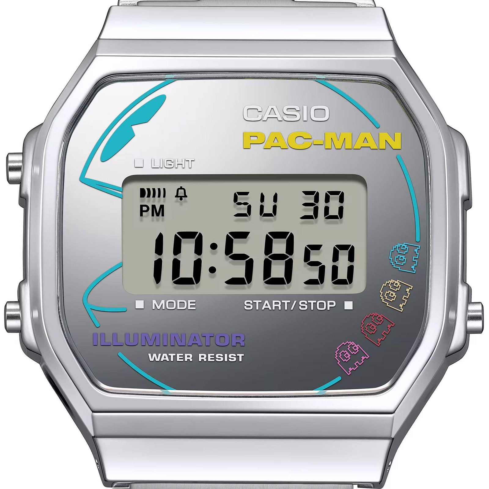Casio Pac-Man 45th Anniversary Collaboration Series Digital Watch A168WEPC-7A