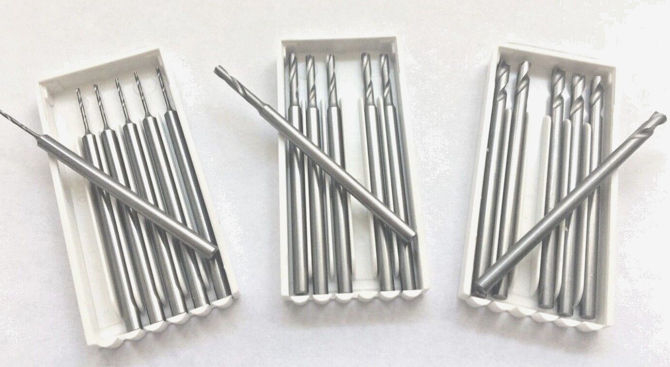 JEWELERS TWIST DRILLS, SELECT ONE 6-PACK, SIZES 0.5mm to 2.3mm. JEWELRY TOOLS