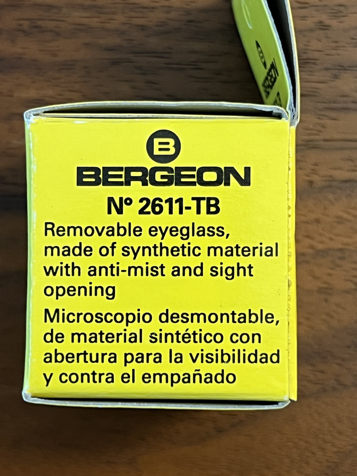 Bergeon 2611-TB-4 Watchmaker White Loupe, 2.5x Magnification, Swiss Loupes, Tool