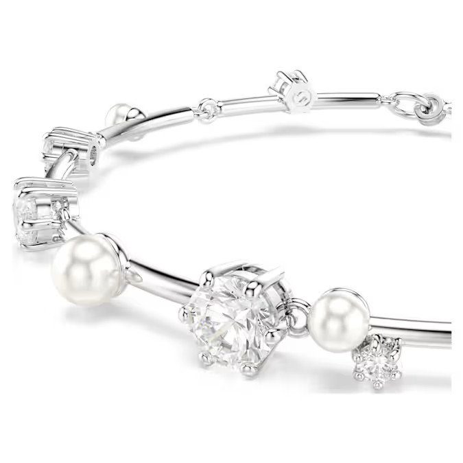 Swarovski Constella Bracelet Mixed cut, white, rhodium plated