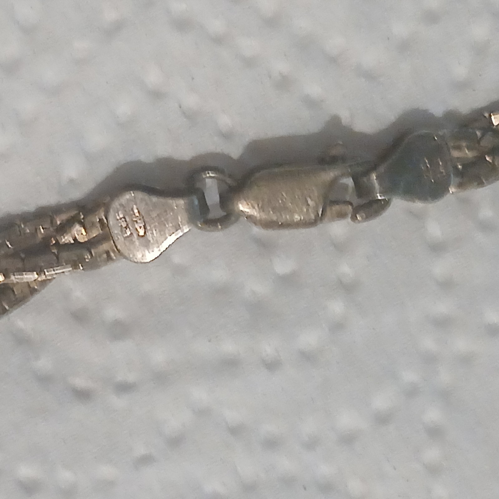 Sterling Silver Triple Braided Necklace Italy 24 inches long 1/4 inch wide 925