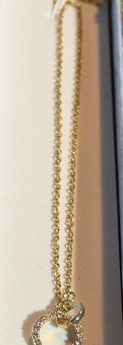 Boutique Necklace CZ And Gold Plating