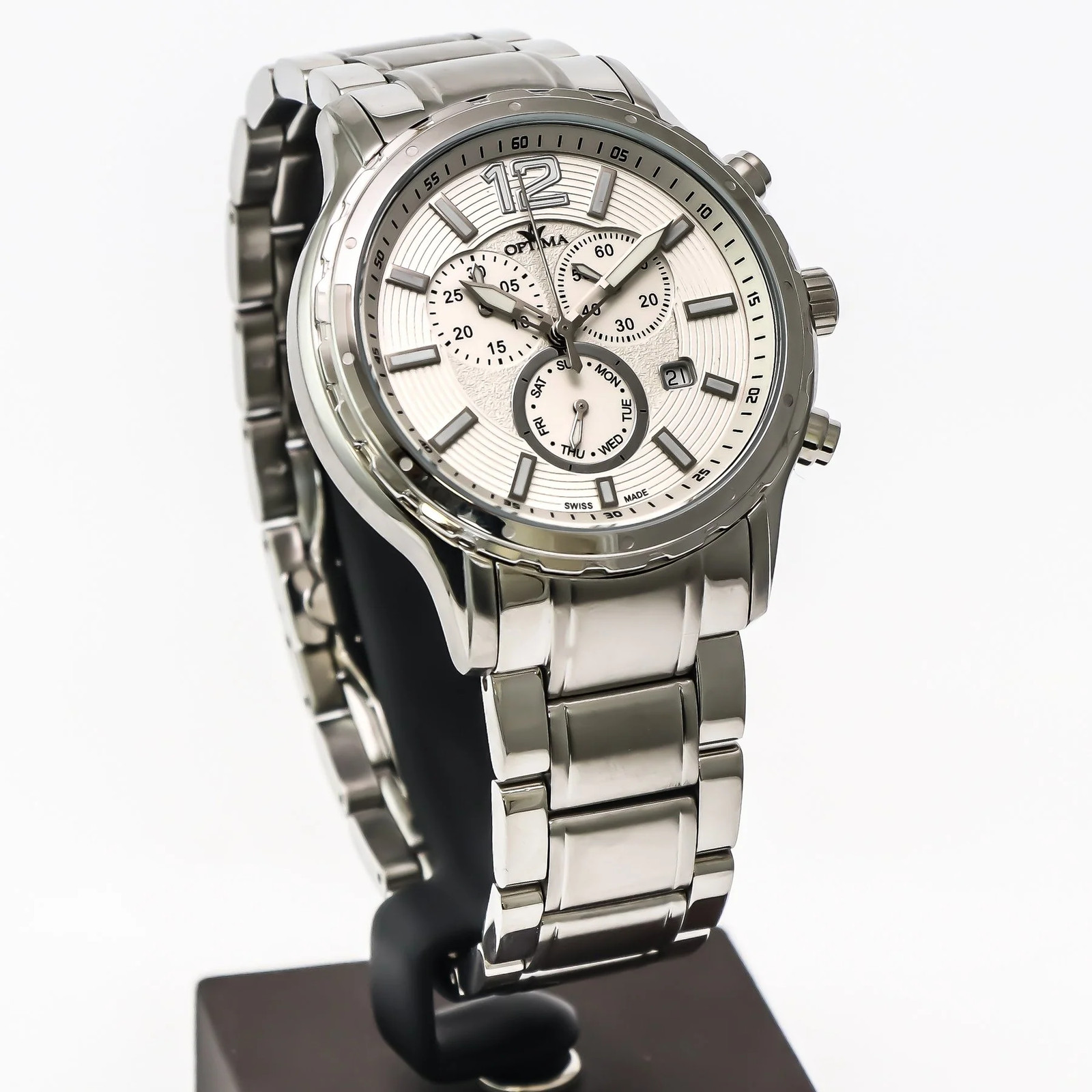 Optima – Swiss Chronograph – OSC362-SS-1 Swiss Ronda 44.5mm OSC362 50 m (5 ATM