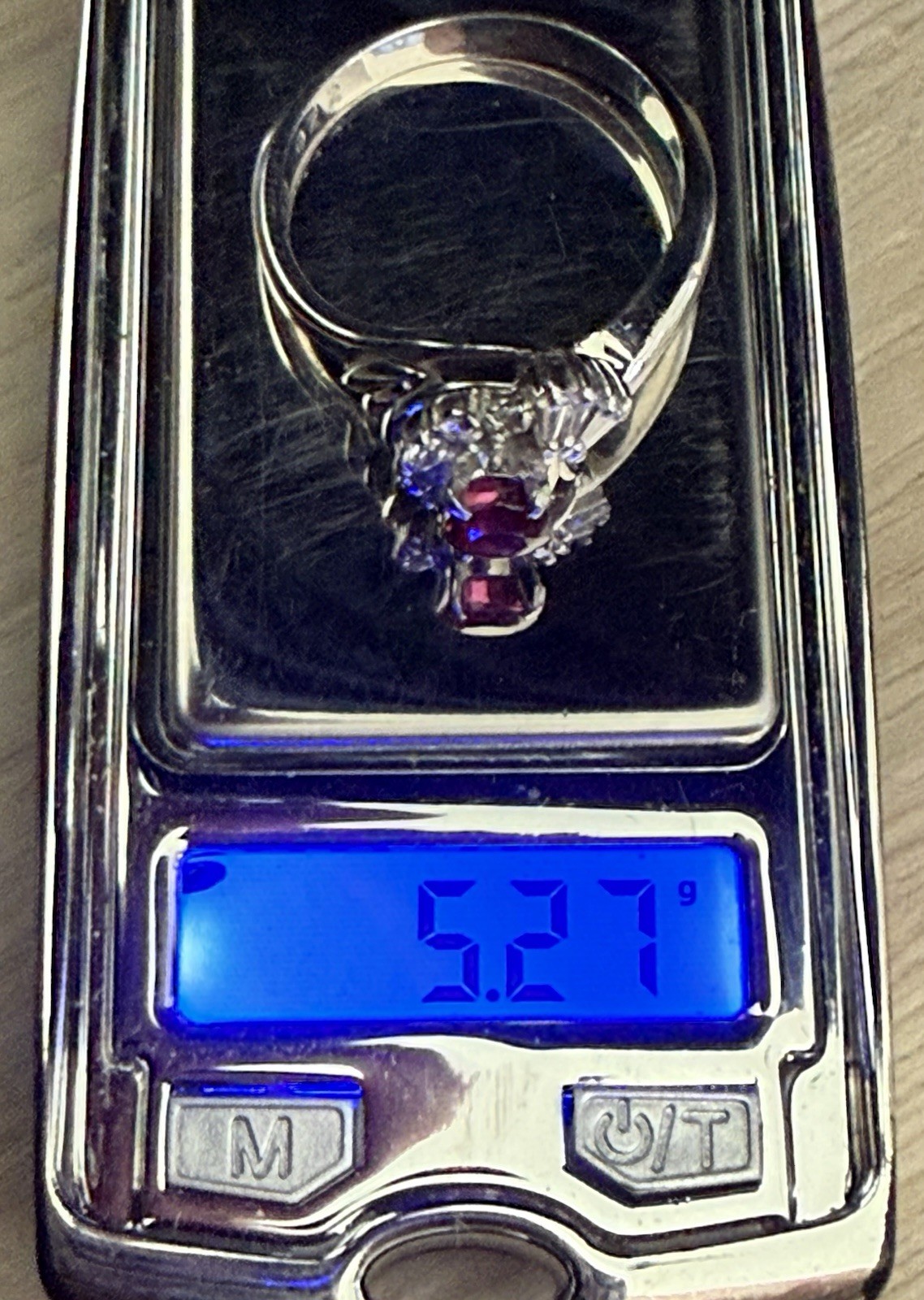Vintage Platinum Ruby And Diamond Cocktail Ring 0.62ctw