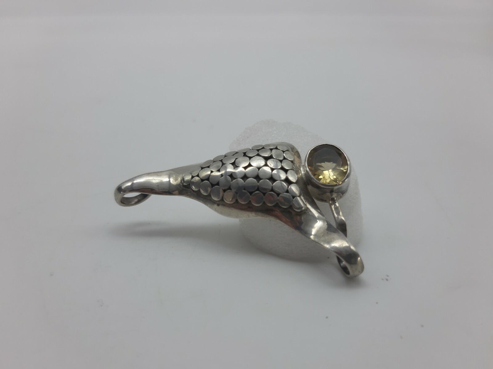 Pendant, Figure, Candle, Stylized Symbol, AG 925, PL08BCT, The Arcanum