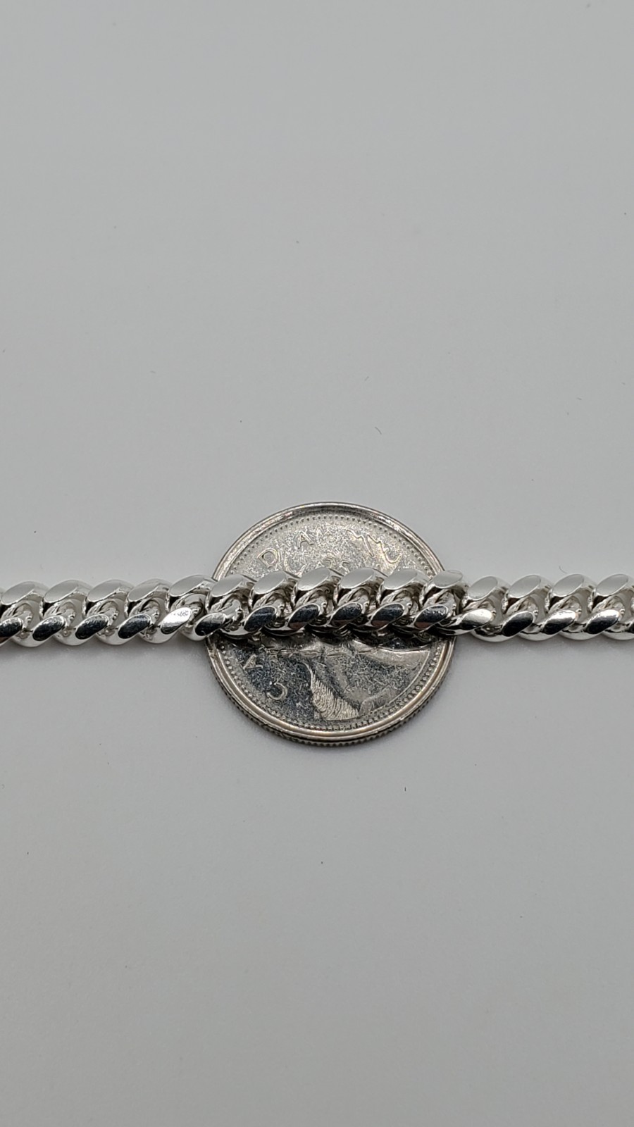 Solid 925 Sterling Silver Miami Cuban Chain 6.2mm 22-24″ Box Lock Men Italy, NEW