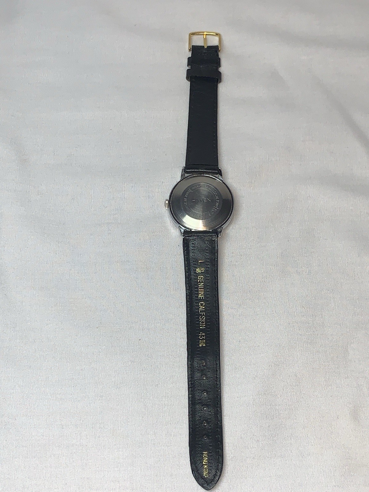 Vintage 1975 Timex Viscount Automatic Watch 35mm Rare Textured Linen Dial Works