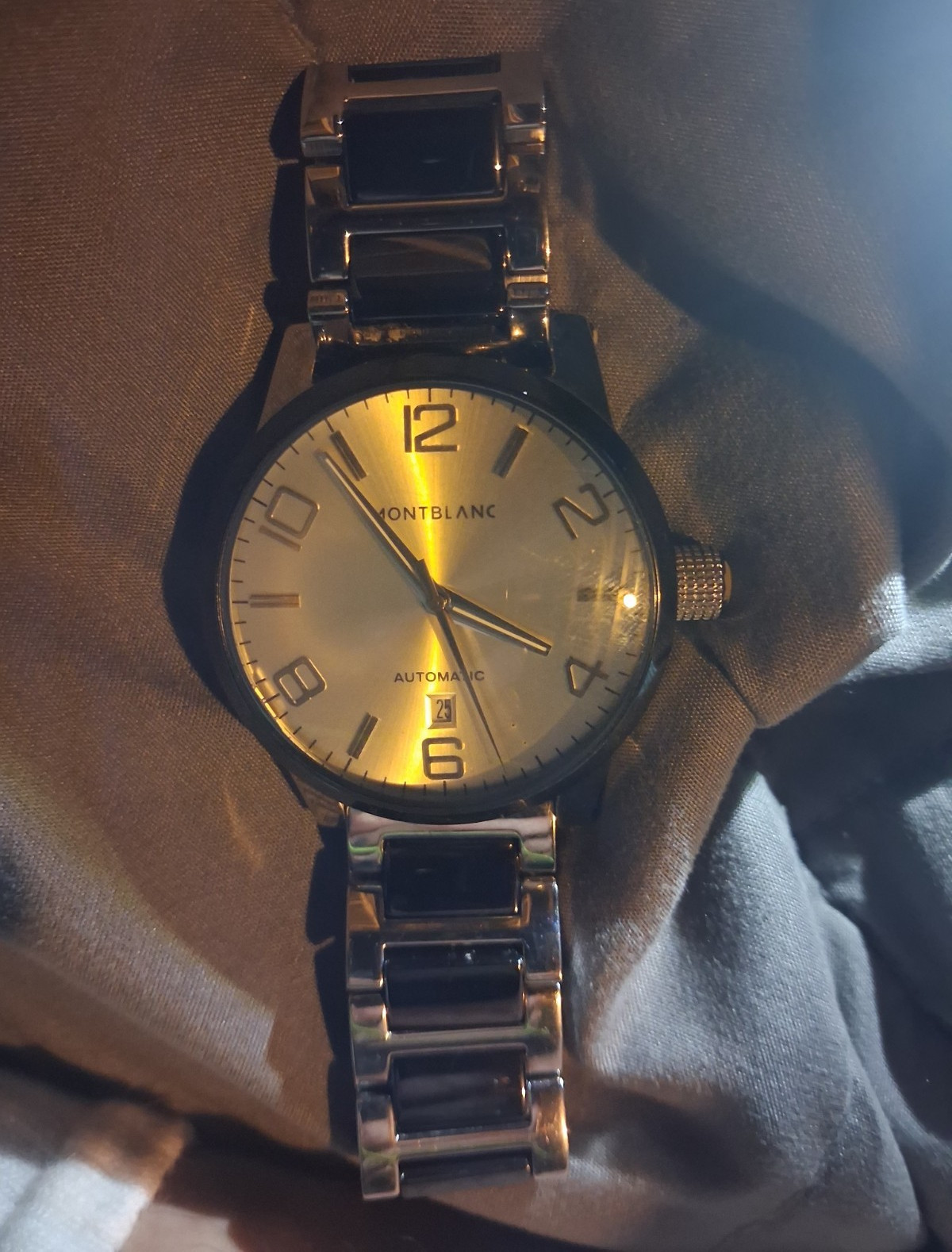 Montblanc TimeWalker Automatic Silver Dial Date Stainless Steel Bracelet 30M