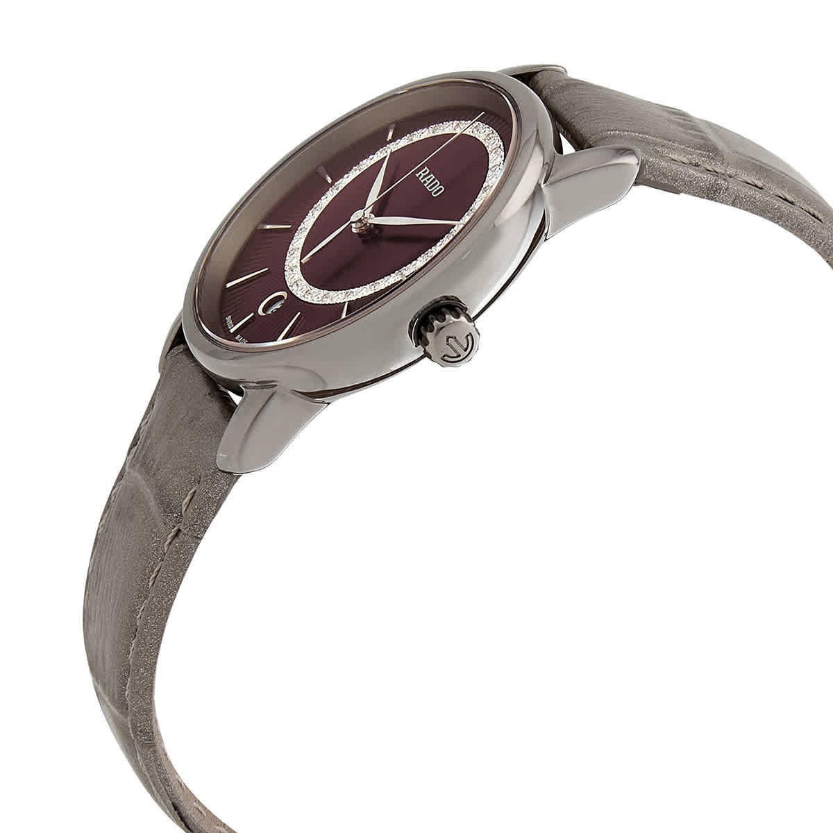 Rado DiaMaster Diamonds Quartz Brown Dial Ladies Watch R14064735