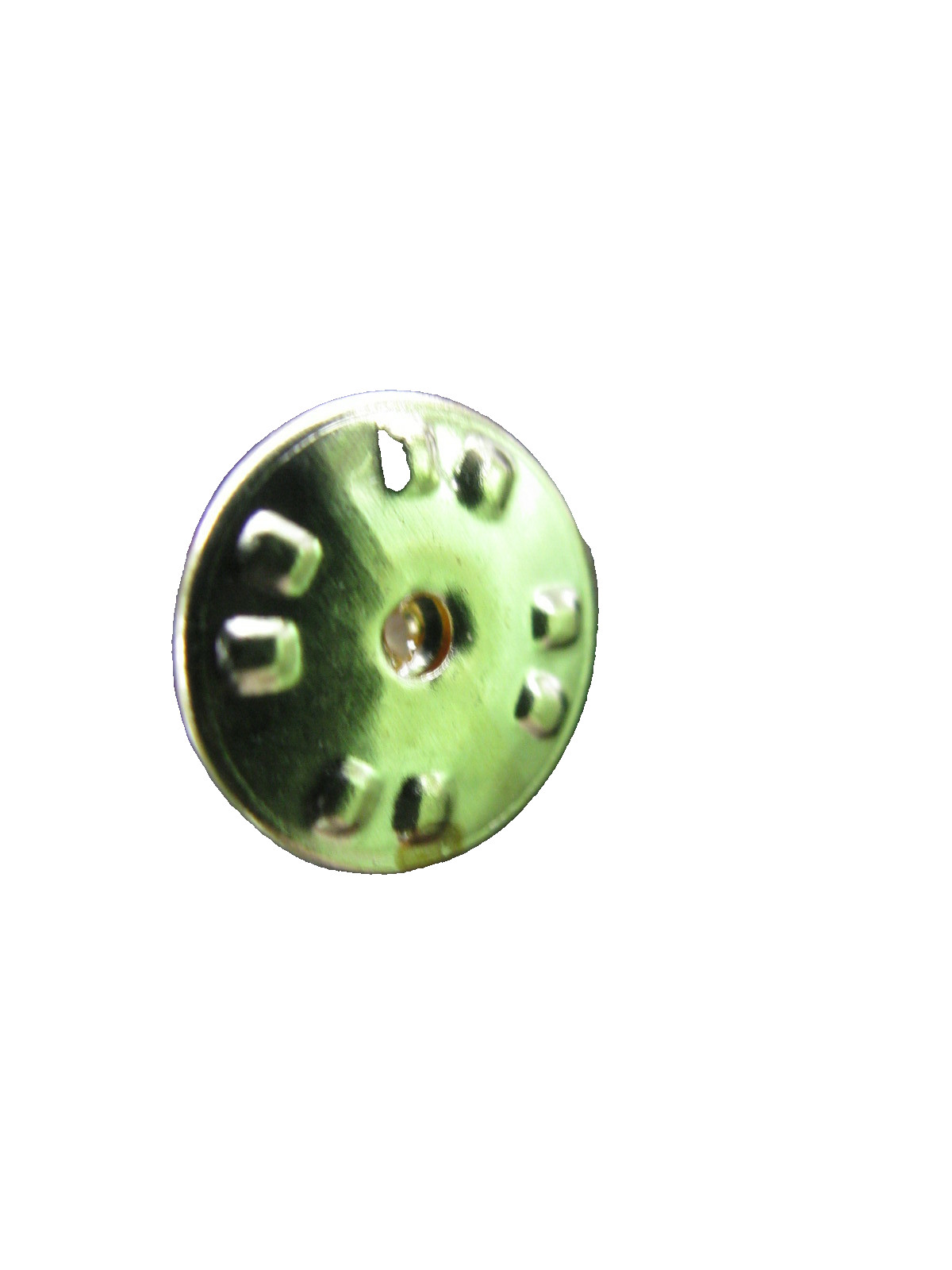 Pin Back Metal Gold color Butterfly Push On replacement ( 1 piece )