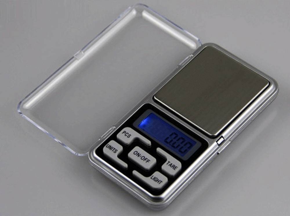 Digital 500g x 0.1g Scale Jewelry Portable Pocket Balance Gram OZ. LCD Herb Gold