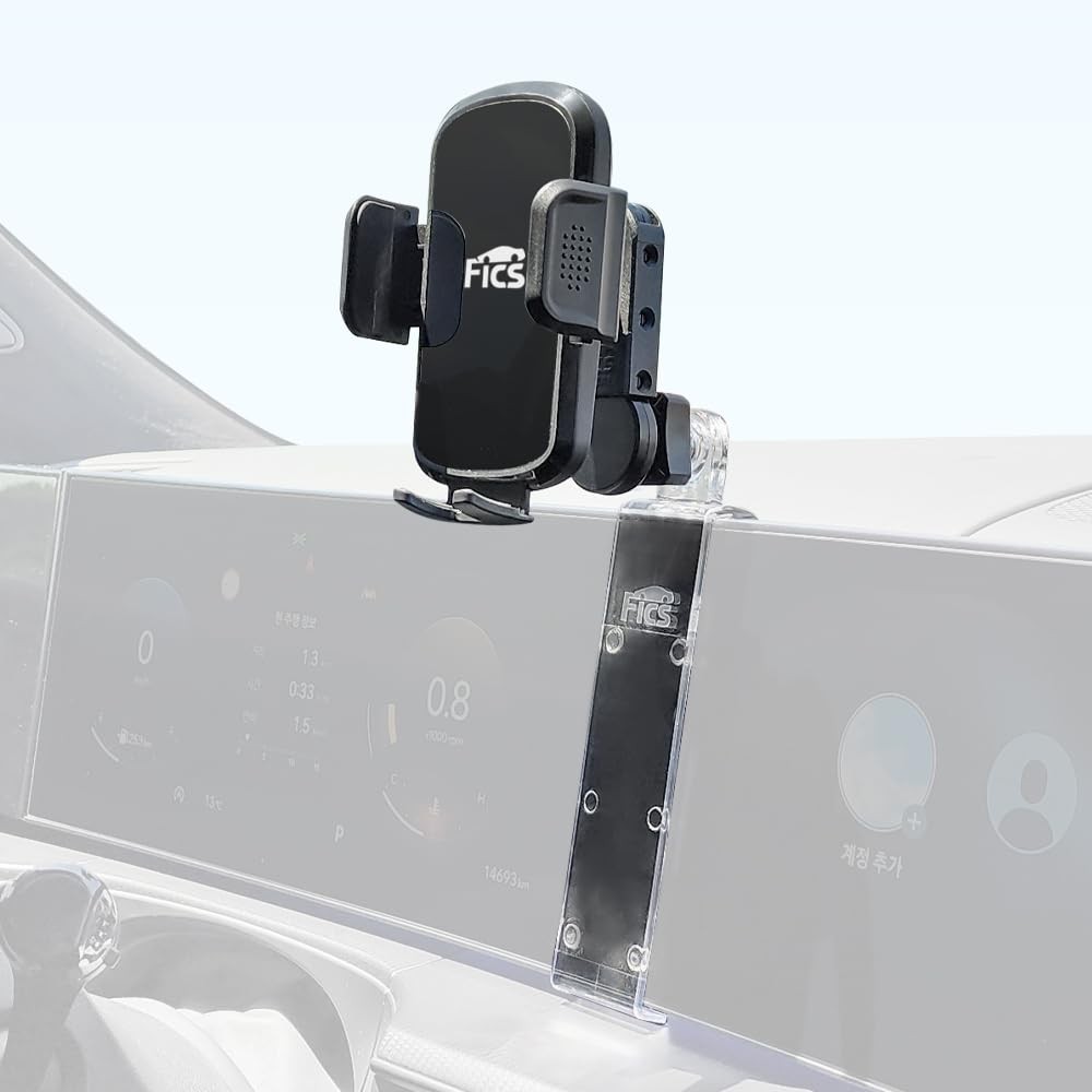 Fics Phone Holder Compatible Hyundai Santa Fe 2024 2025 2026 12.3-Inch