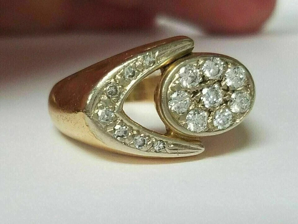 1.50Ct Round Cut Lab Created Diamond Solitaire Wedding Ring Yellow Gold Over