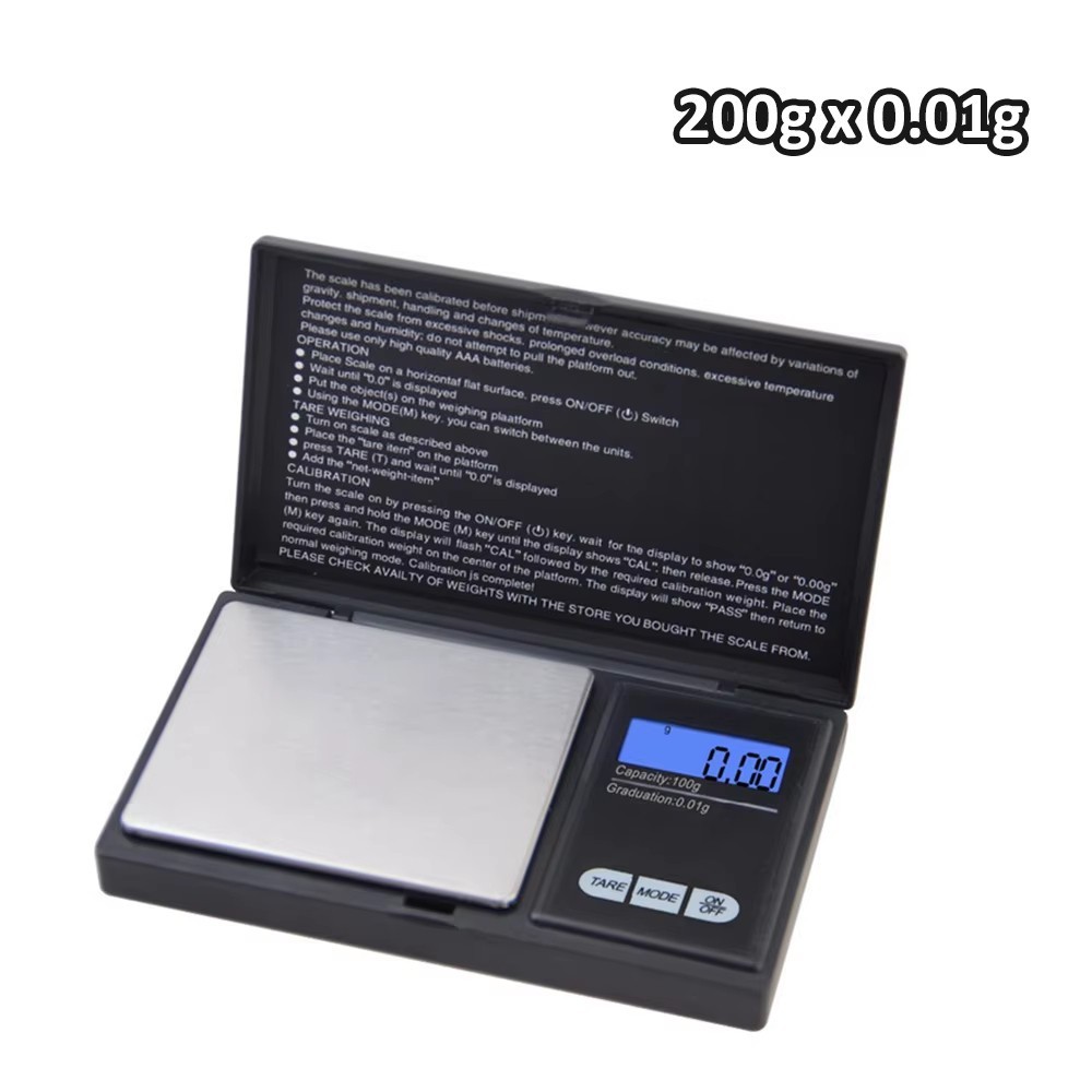 Mini Precision Digital Gram Scale Electronic Pocket Scale 200g 500g 1000g