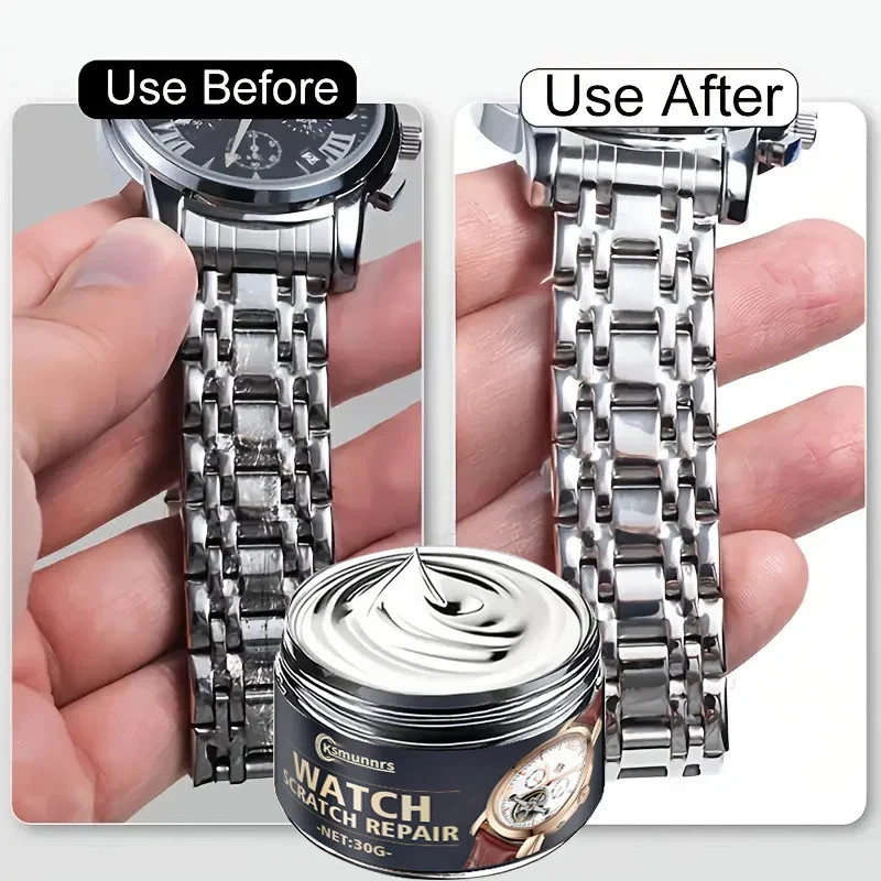 Watch Polishing Paste: Strap/Screen Scratch Removal, Metal Frame Renewal, Shine