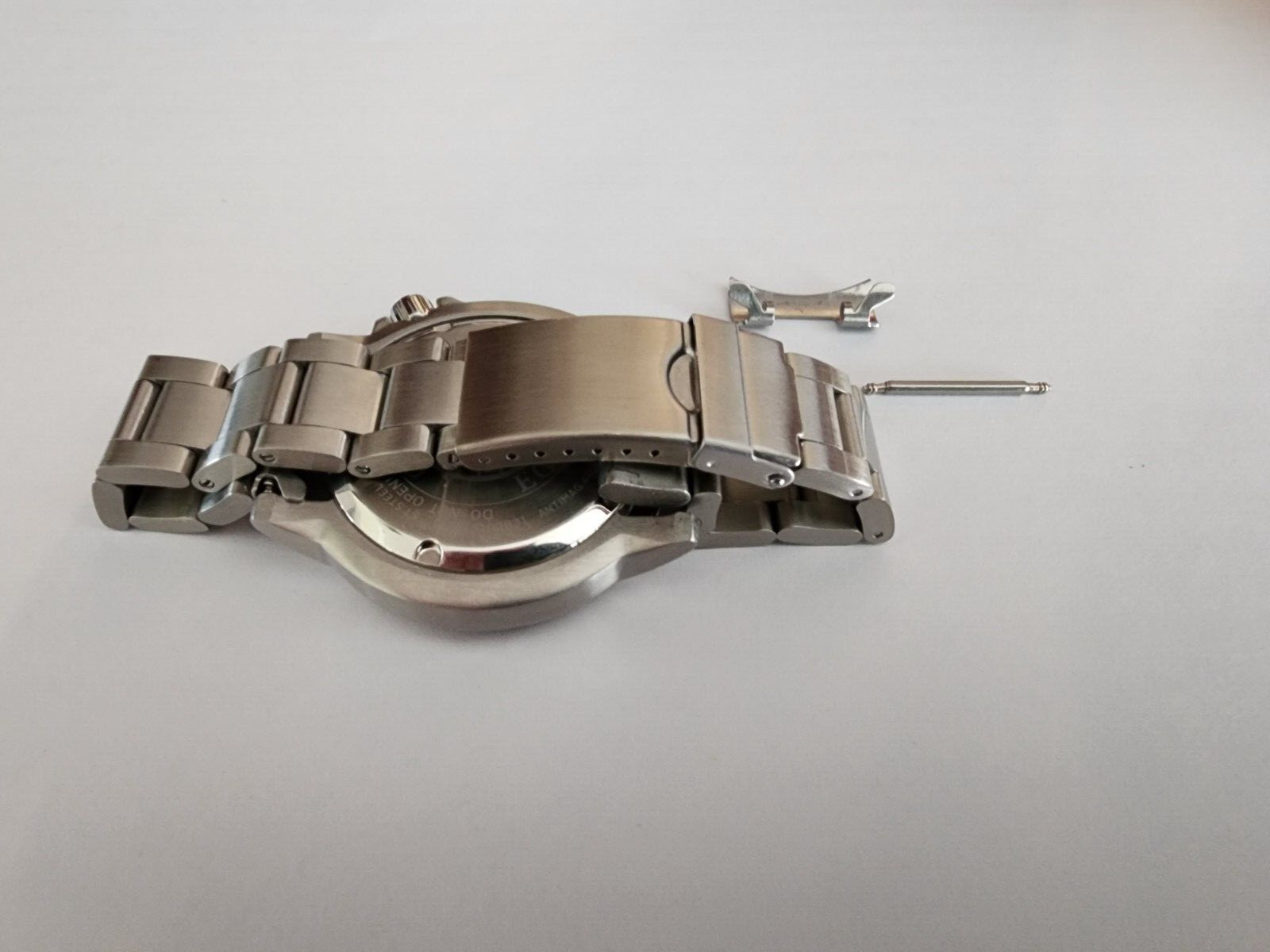 20mm SOLID STAINLESS STEEL BRACELET WITH SCREW LINKS FIT Citizen BN-0150 BN-0151