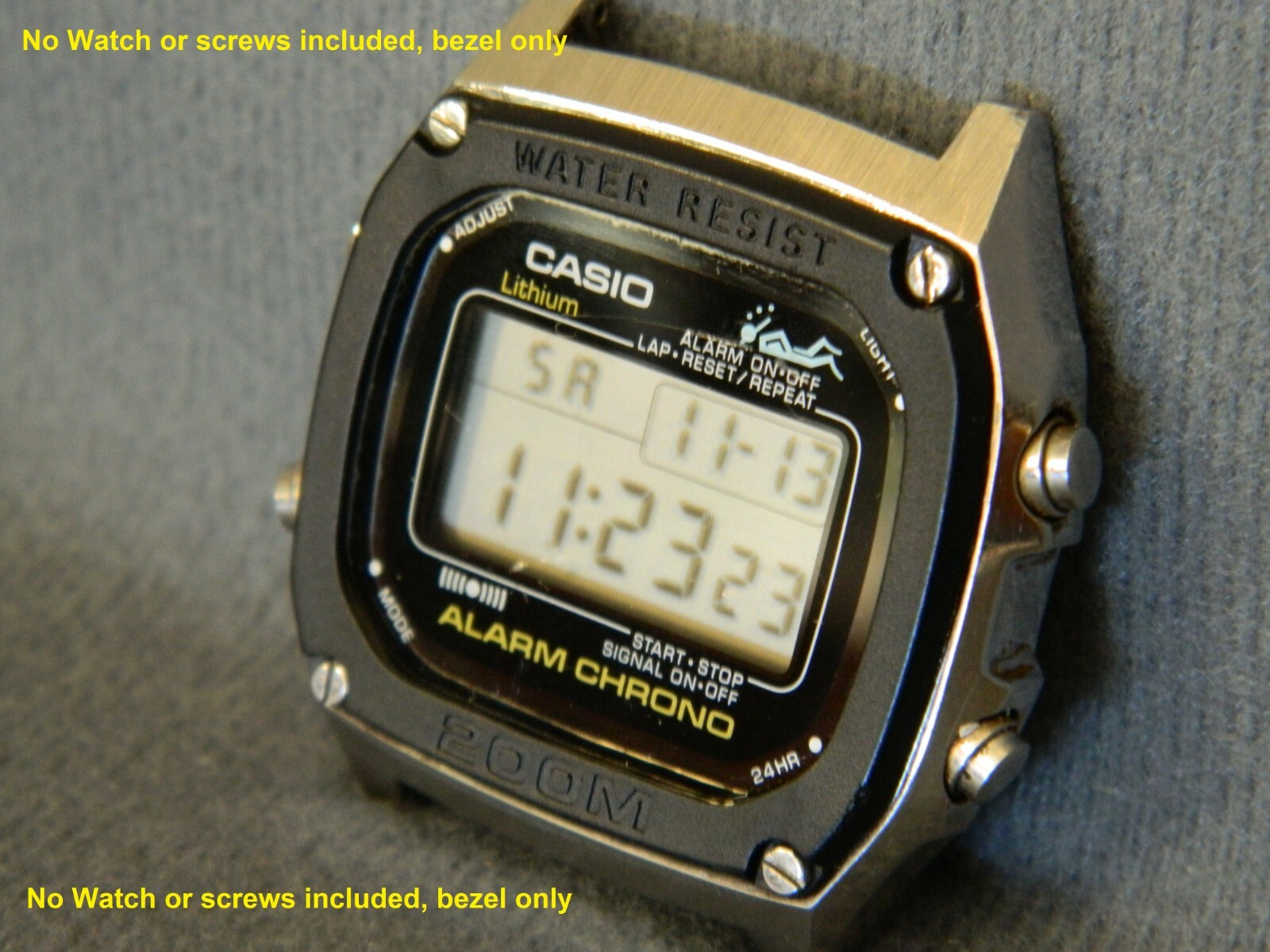 Casio DW-1000, Reproduction Bezel , BLACK