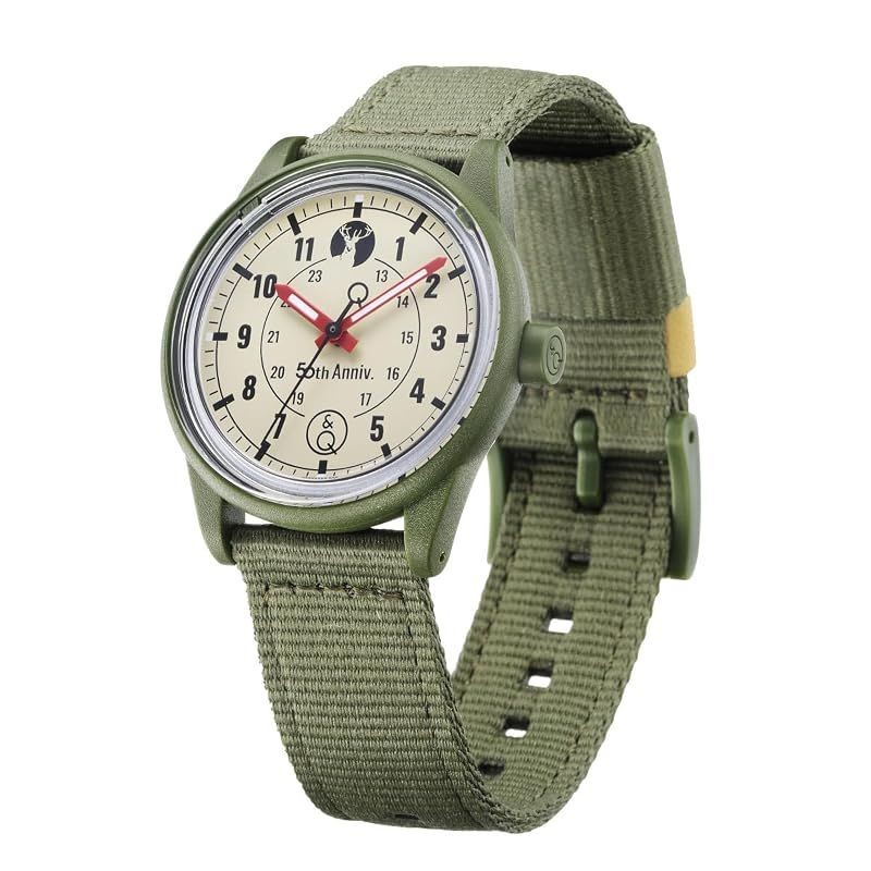 Captain Stag (CAPTAIN STAG) 50th Anniversary Limited Edition Watch Q Q Smile Sol