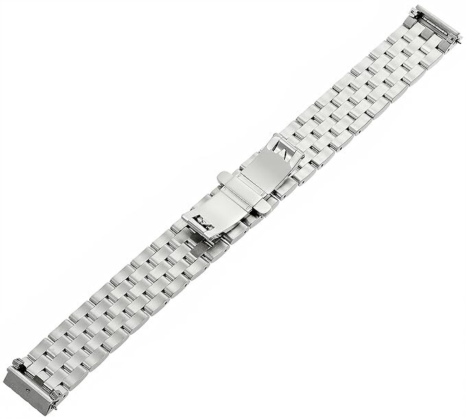 New Authentic Michele Urban Mini 16MM Steel Bracelet MS16AR235009 Band Strap