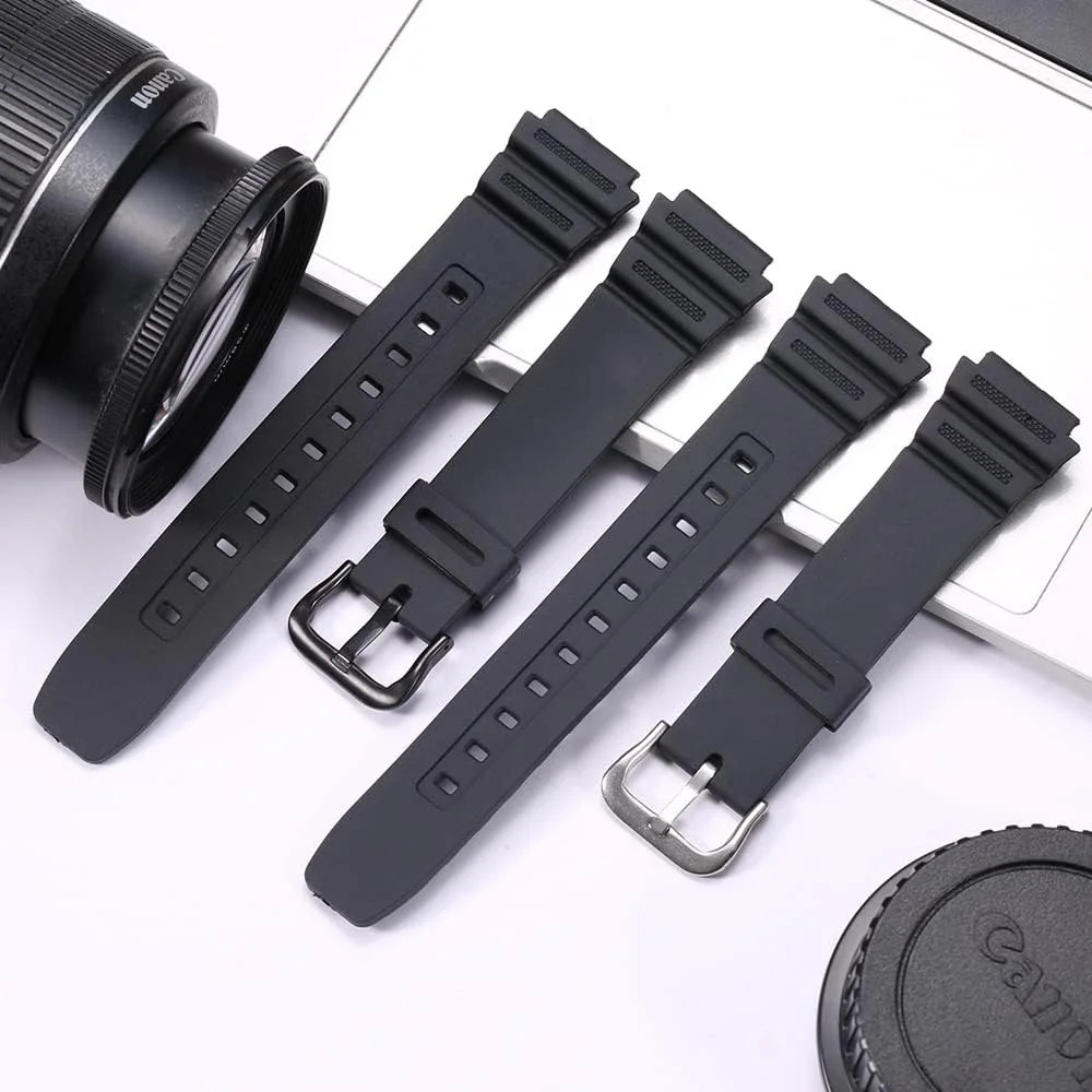 Resin Strap Compatible with Casio AE-1300 AE-1200 F-108 W-216H AE-1000w SGW-300H