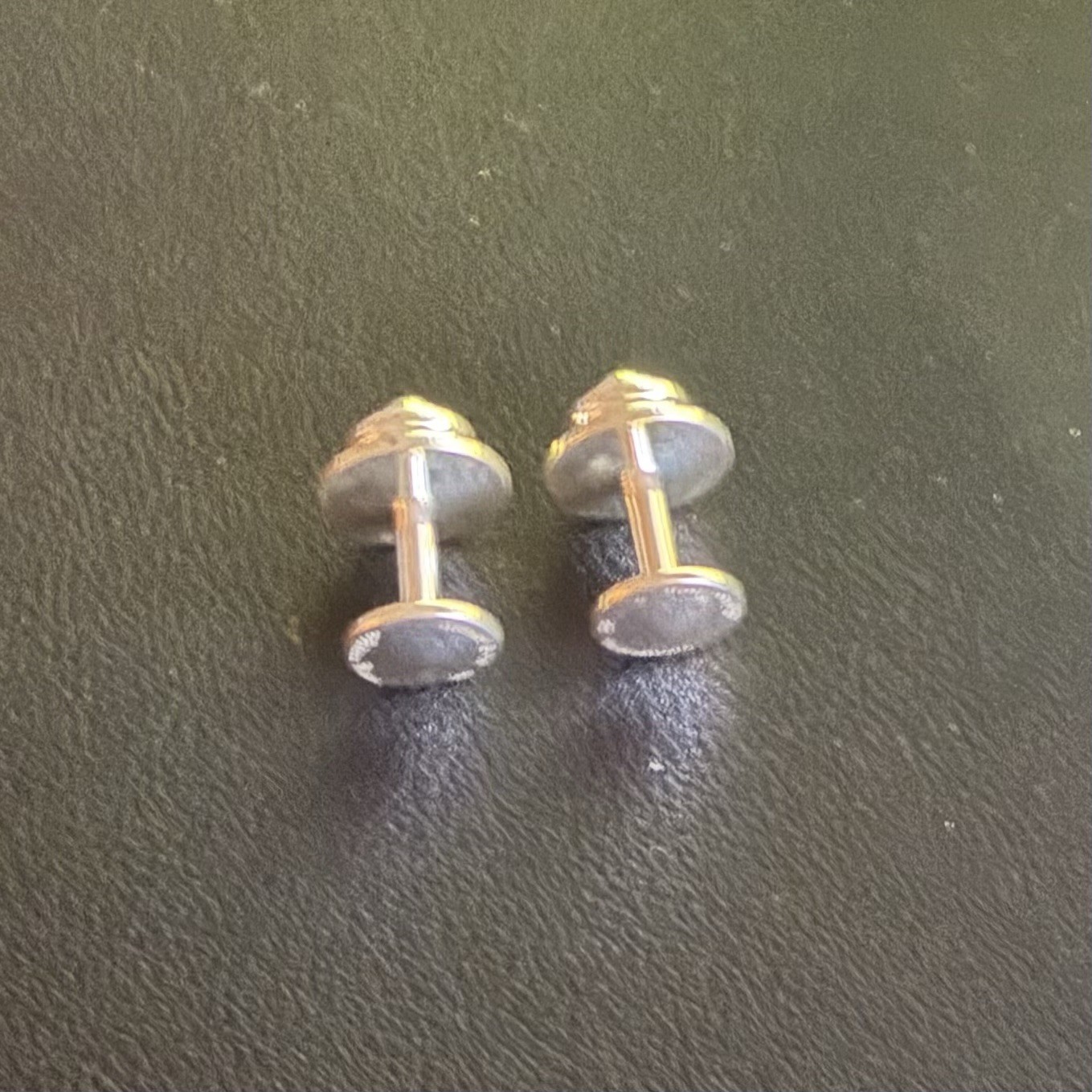 TIFFANY & CO. Paloma Picasso Fixed Back Cufflinks Sterling Silver