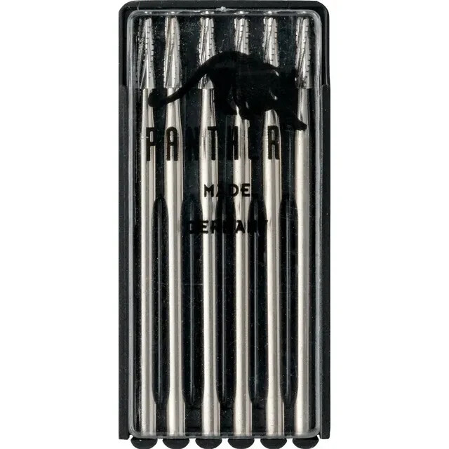 Bur Cone Square Cross Cut Size 021 – 2.1mm Pack of 6 Panther Germany