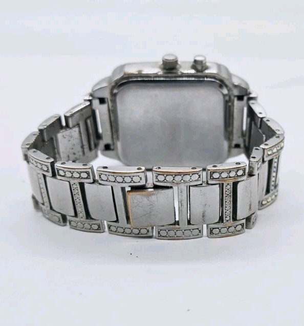 Kirk’s Folly Glory Days Watch 30th Edition Silver Rhinestones Light New Battery