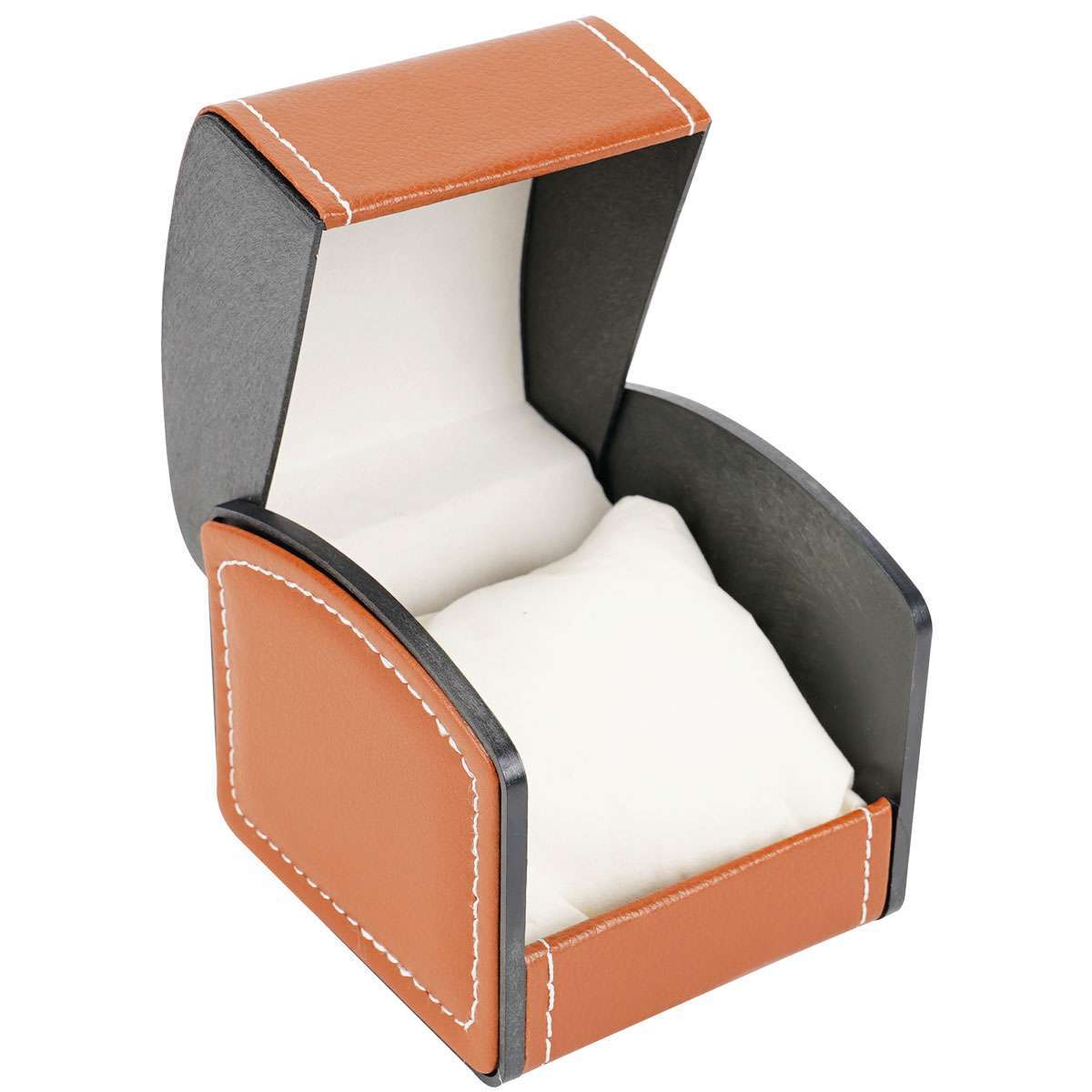 Luxury Single Watch Gift Box with Pillow PU Leather Wristwatch Display Case