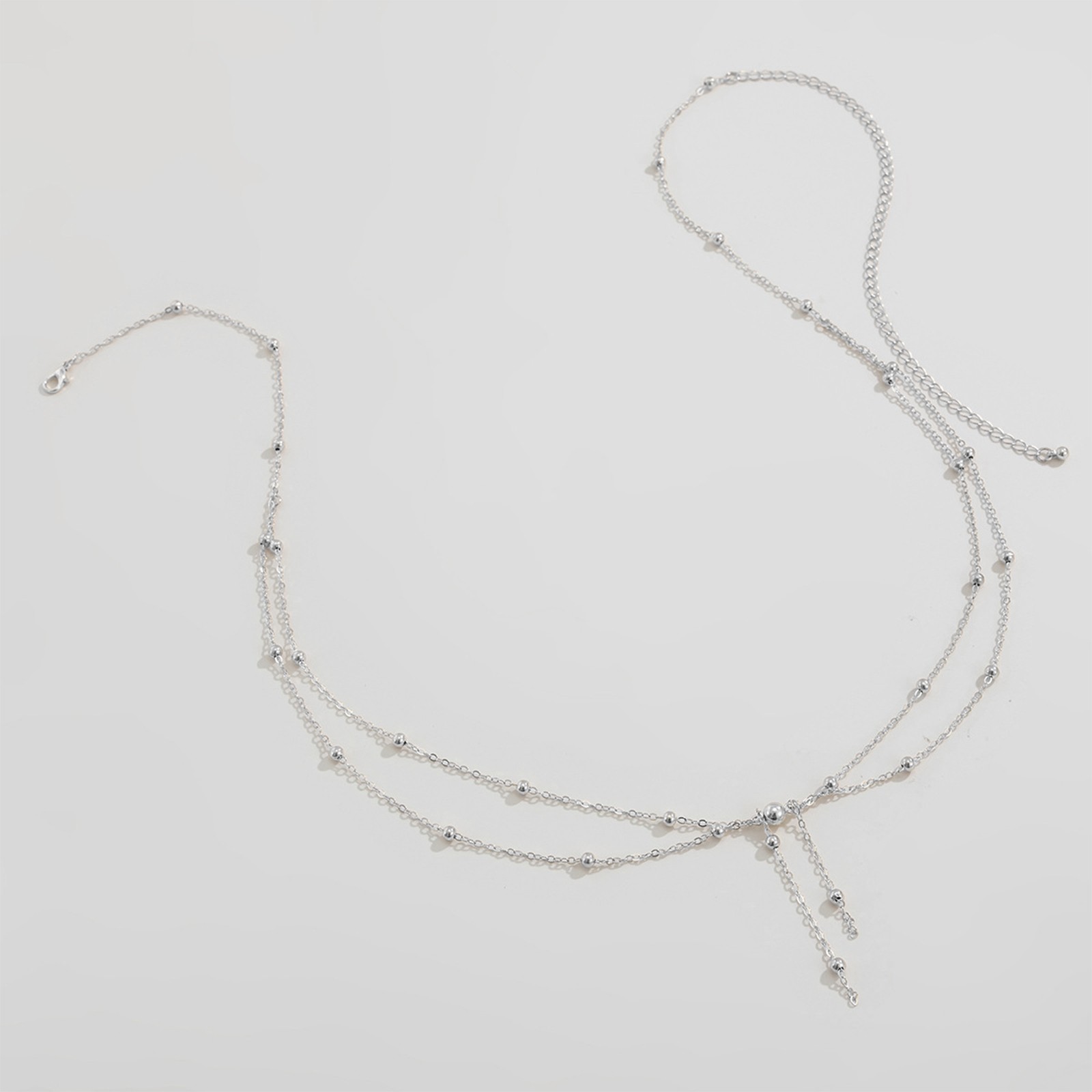 Women’s Double-Layer X CrossWaist Chain Body Jewelry Beach Bikini Deco Chain