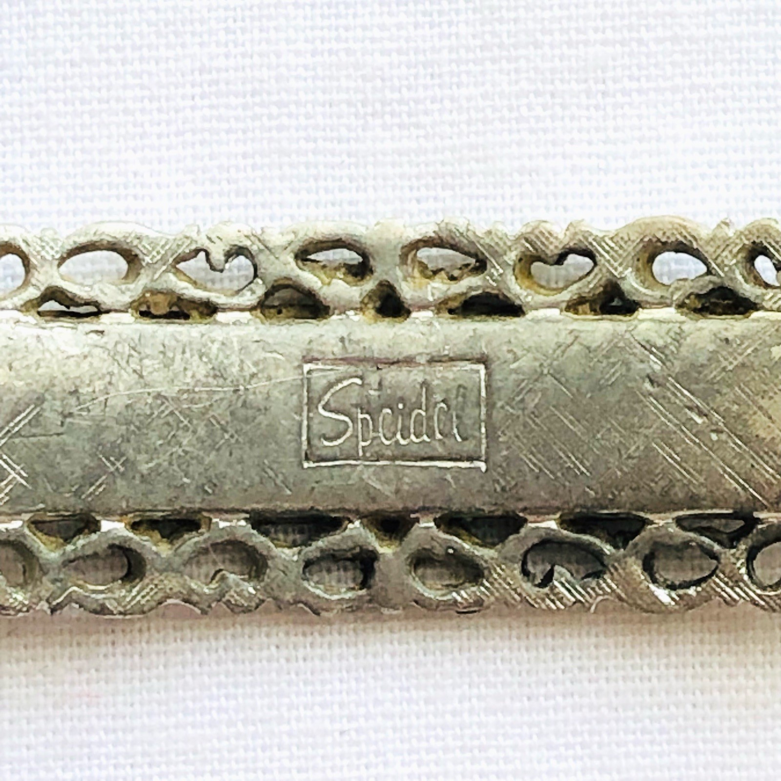Speidel Joan ID Identity Cursive Name Bracelet Vintage Signed Jewelry Gift 7”