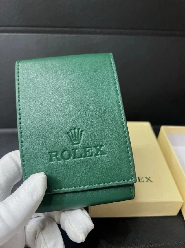 Version-Gift For Watch Rolex Case Leather Travel Pouch Service Center Premium