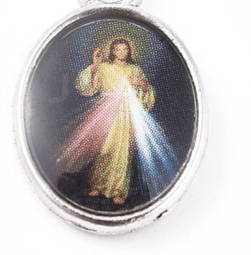 Beautiful Religious Sacred Heart Jesus Enamel Pendant charm Style S Necklace