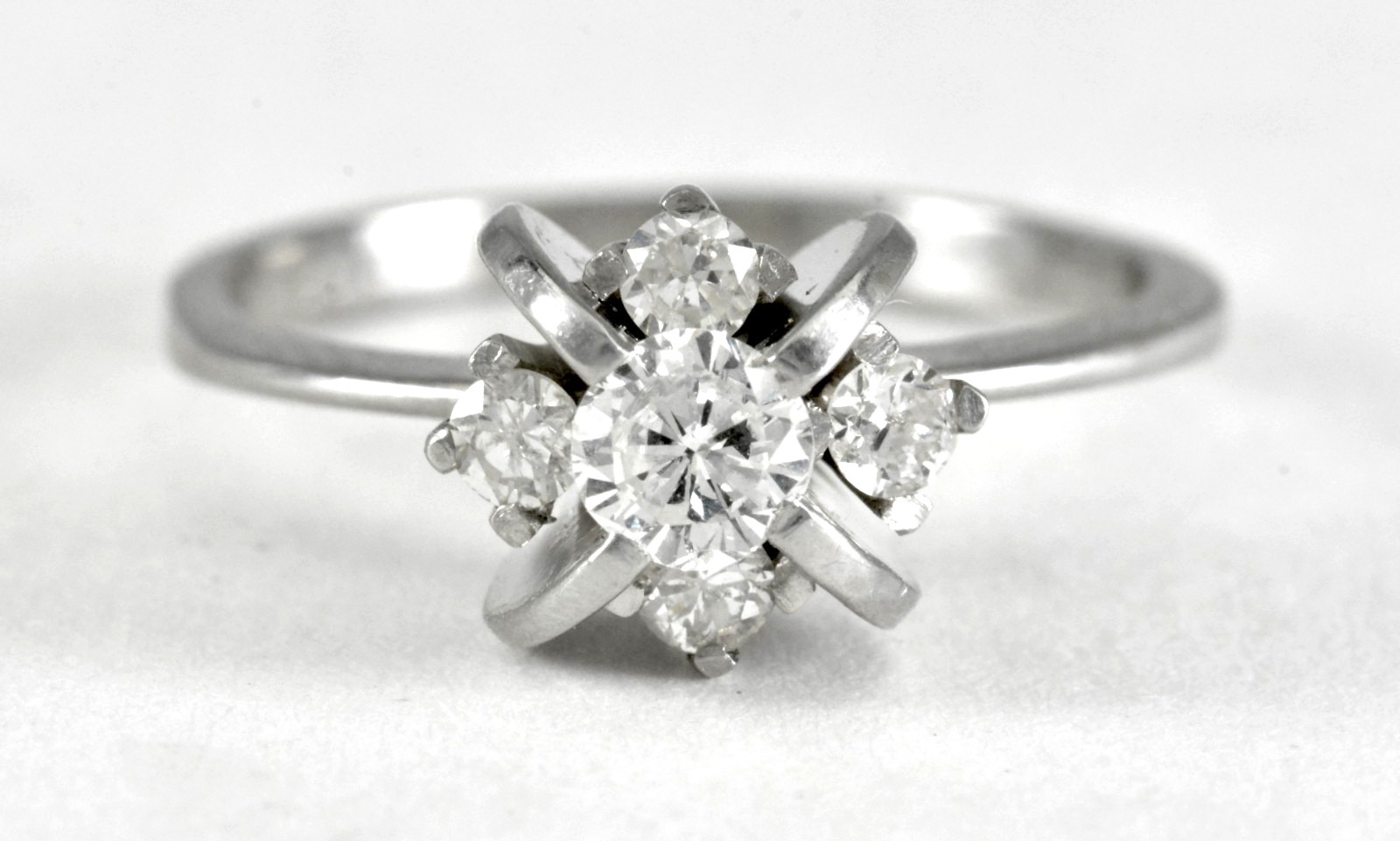.63ctw Diamond Solitaire with Accents Engagement Ring 950 Platinum lot 5