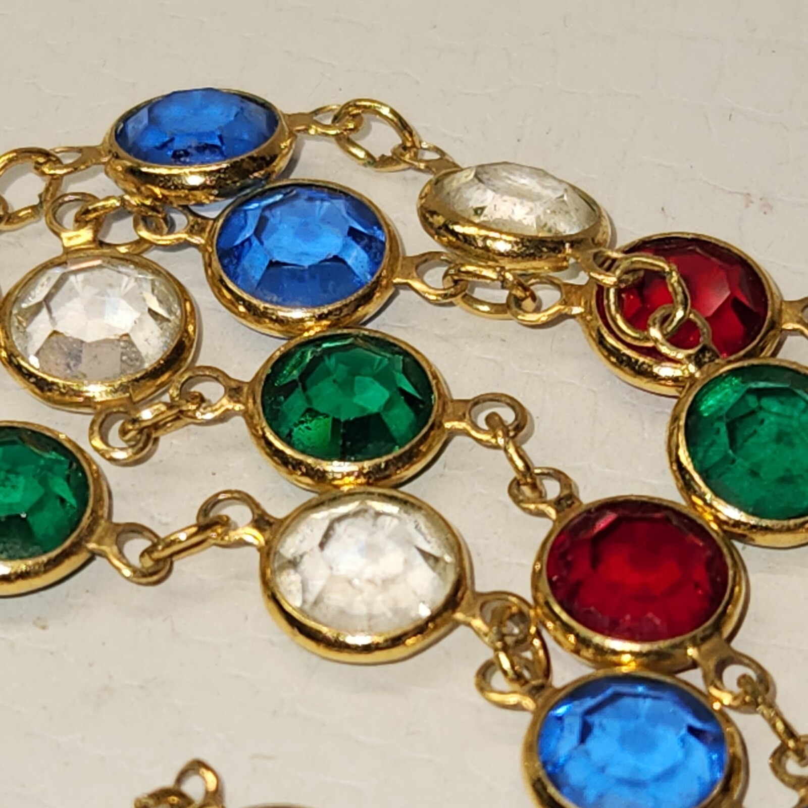 #2342, SIGNED MONET, 1960’s NECKLACE 34″INCHES