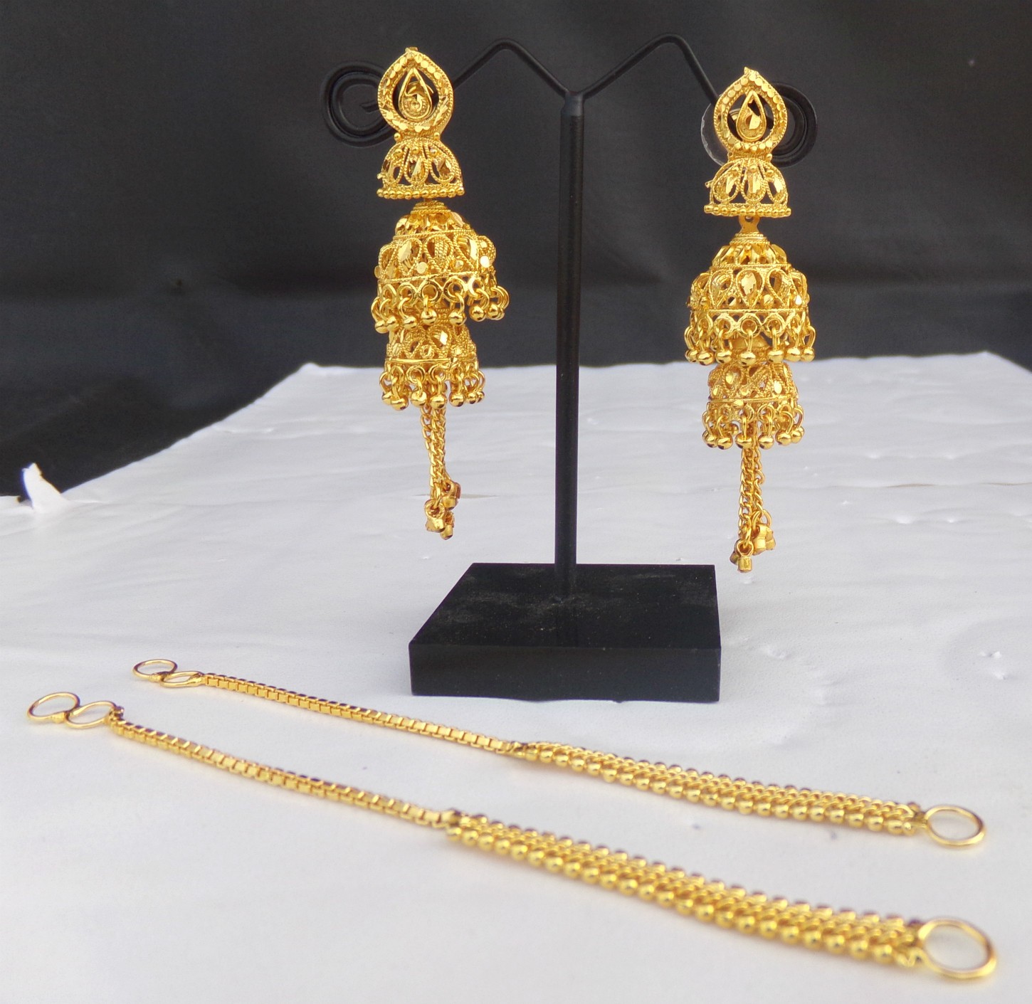 Traditional earing Ethnic Jhumka for Women’s/Girls | 1 Pack Of 22k Long Earrings