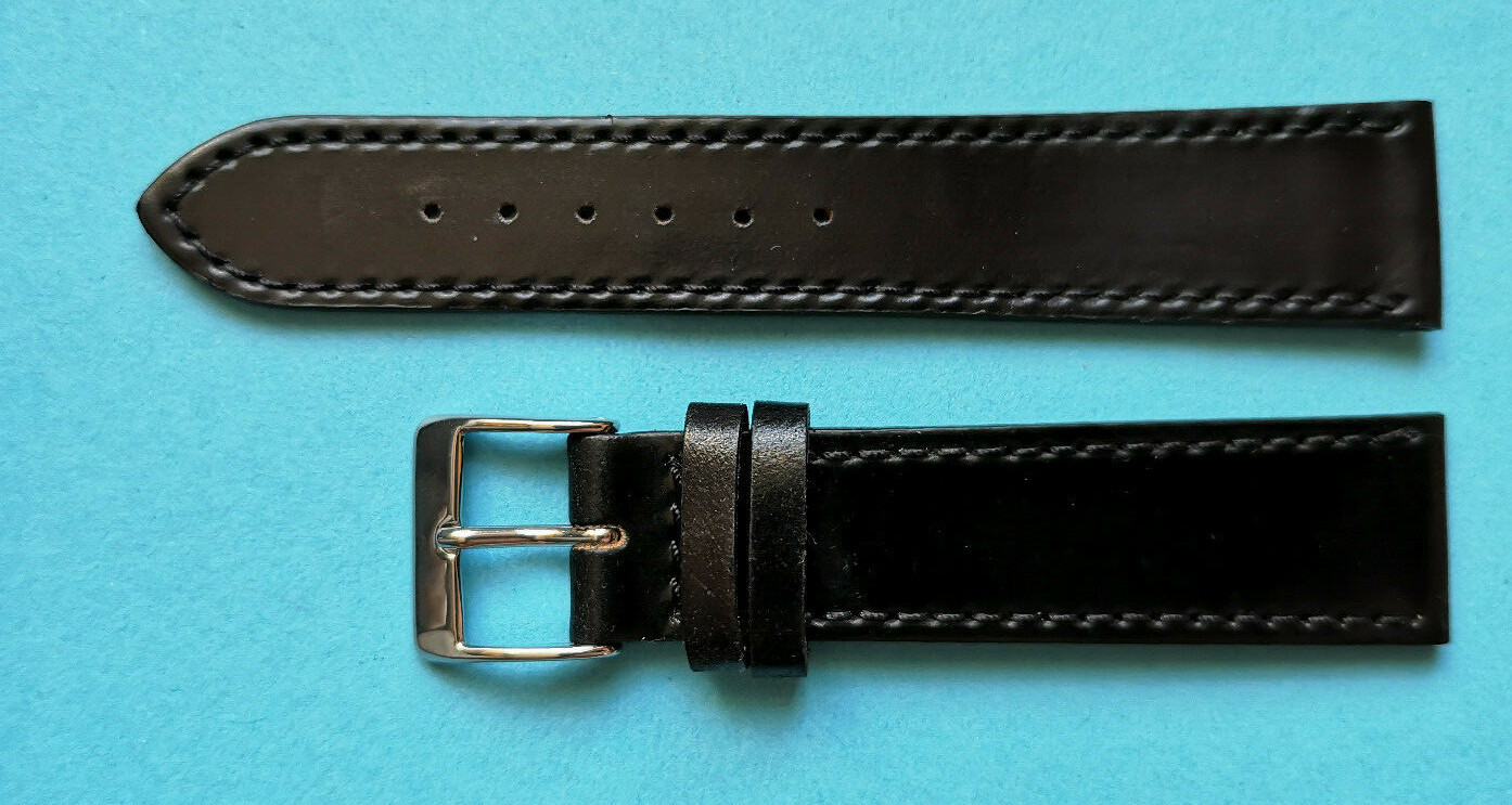 XS Cordovan Horween Shell Strap 20mm 2.A Choice Black Brown Galopper 43