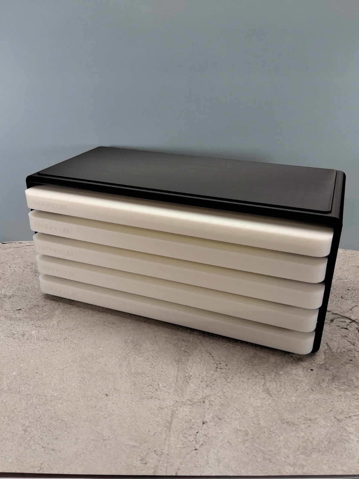 3D Printed Watch Parts Storage Cabinet, 5 Tray Organizer
