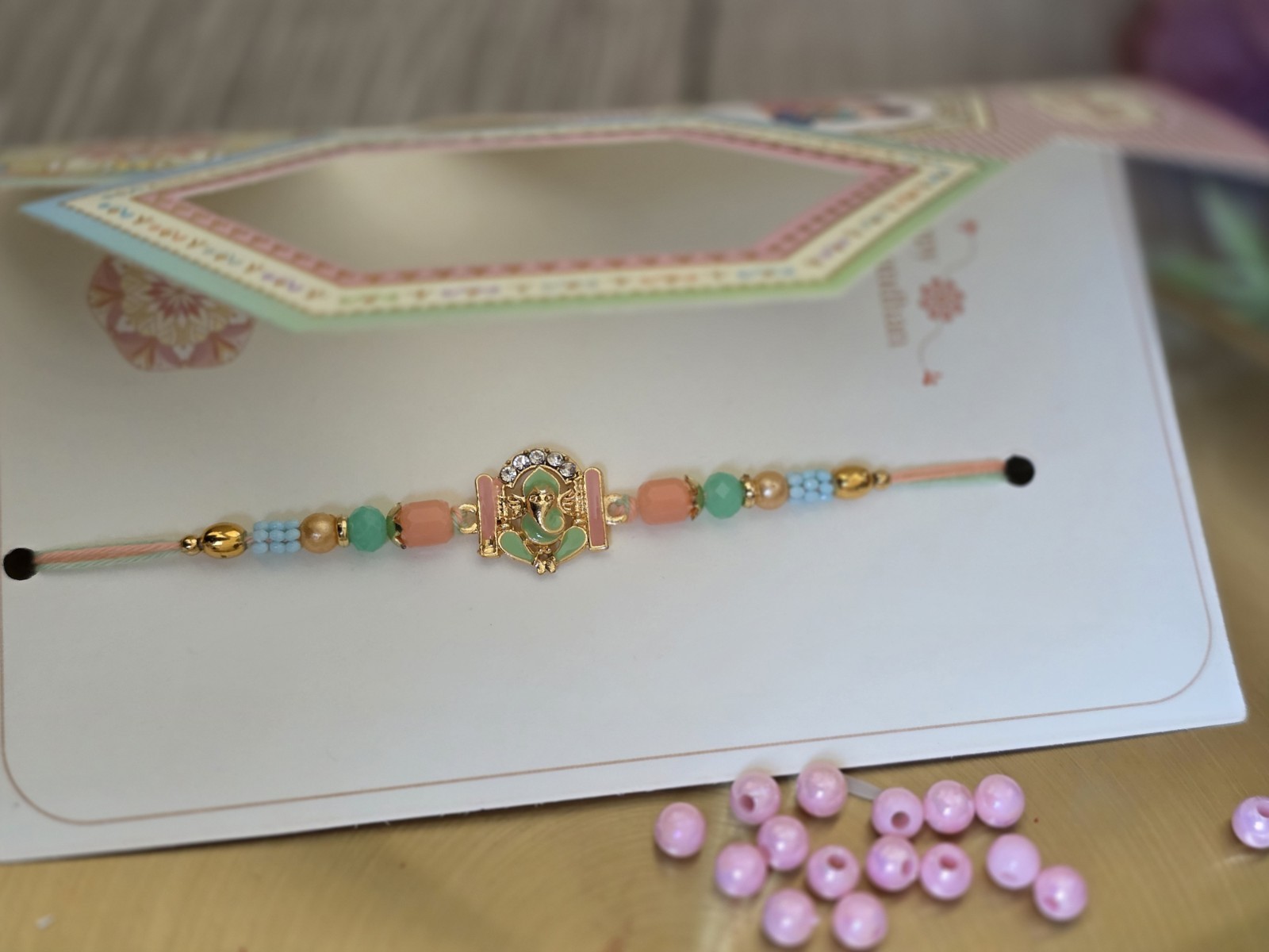 ​Premium Designer Rakhi for Brother | Krishna, Ganesha, Evil Eye, Floral UK