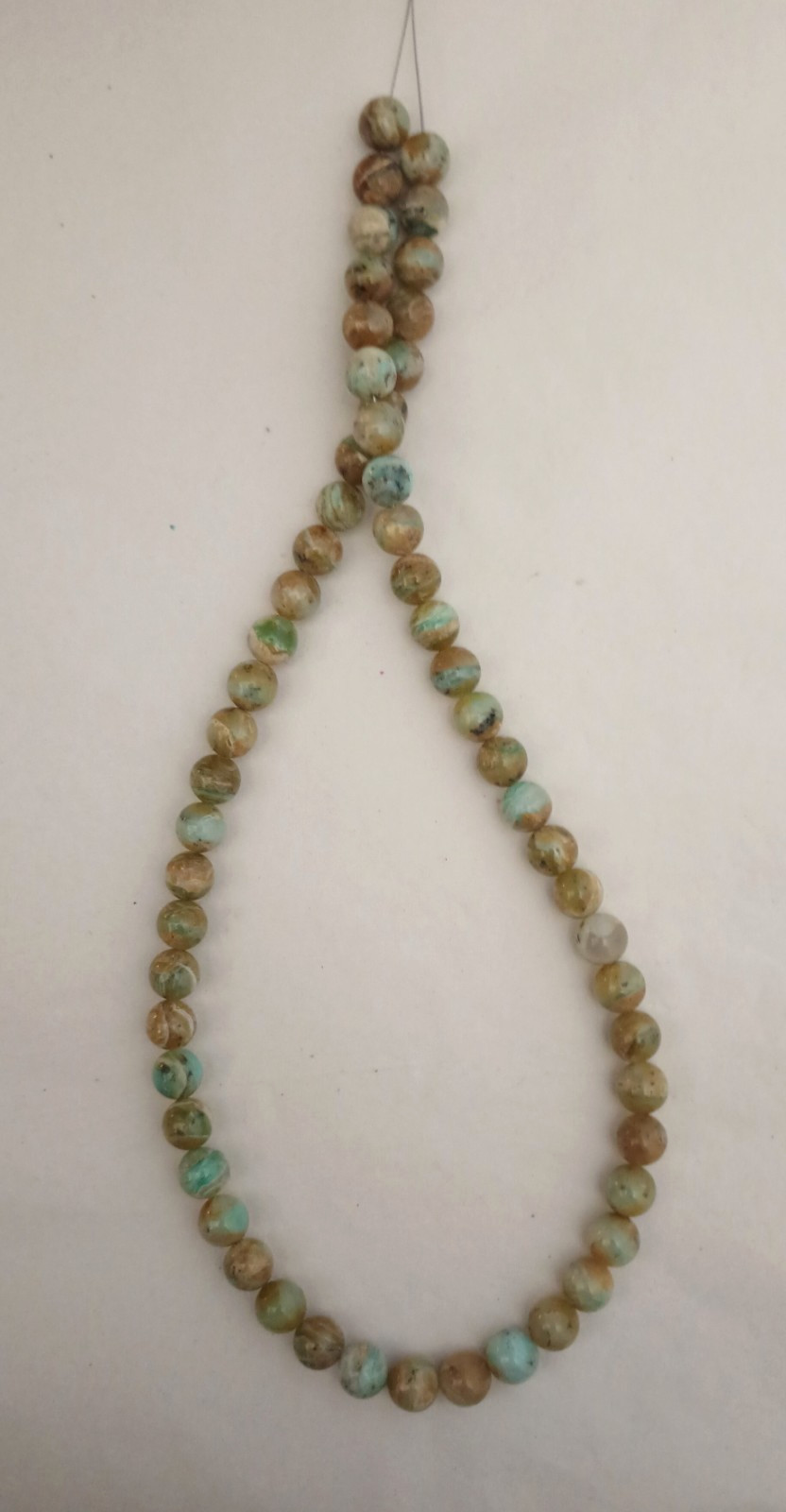 PERUVIAN OPAL 8MM ROUND BEADS – 17.75″ Strand – 5281E