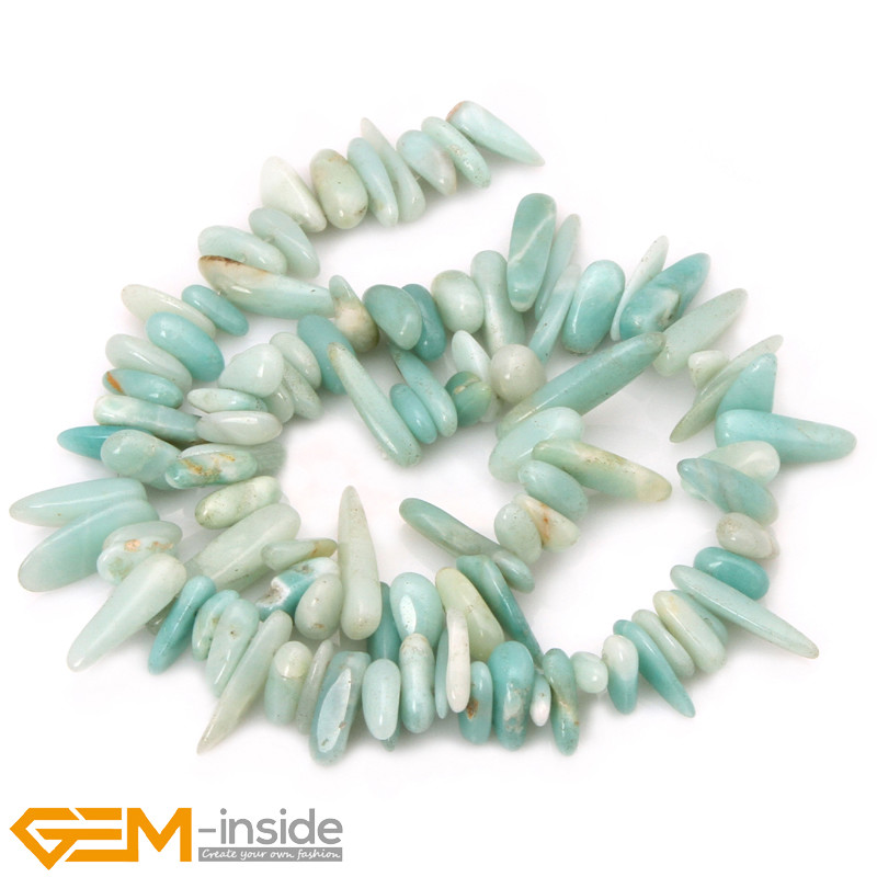 Natural Freeform Gemstone Sticks Spike Chips Beads For Jewellery Making 15″ AU